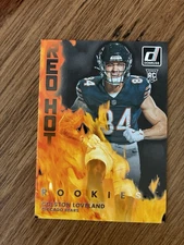 2025 Panini Donruss Red Hot Rookies Colston Loveland #RHR-CLV Chicago Bears RC