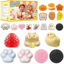 AZBFAN 22PCS Taba Squishy Toys Set, Cat Paws Squishy Pack for Stress Relief