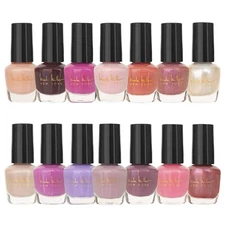 Nicole Miller Nail Polish Set, 14 MINI Nail Polish Colors, Polish Kit for Finger