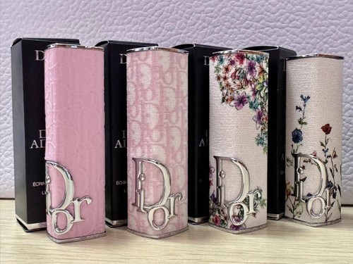 Christian Dior Lipstick Case Set Pink & Burgundy Shades - Picture 2 of 5