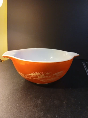 Vintage Pyrex Cinderella Bowl Wheat # 442 Bowl Only No Lid