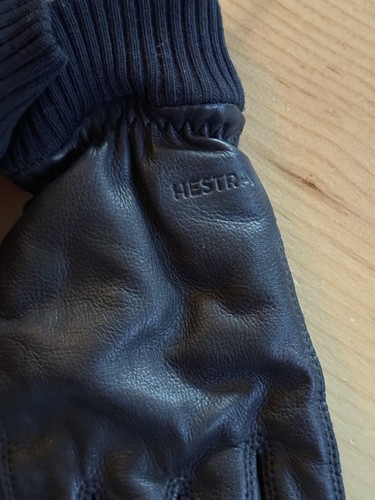 Gant côtelé noir Hestra peau de cerf Primaloft taille 9 - Photo 3/7