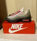 Nike Air Max 95 OG Black Solar Red Medium ash Size 9 Mens