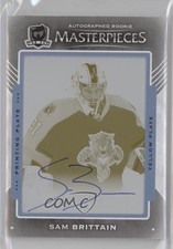2015 SP Authentic The Cup Framed Printing Plate Yellow 1/1 Sam Brittain Auto 7ez