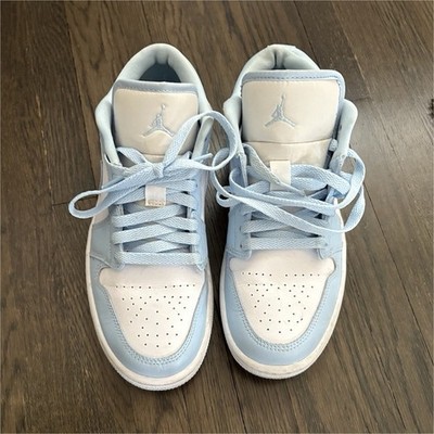 Jordan Air Jordan 1 Low White/Ice Blue DC0774-141 Ice Blue Sneaker 2022