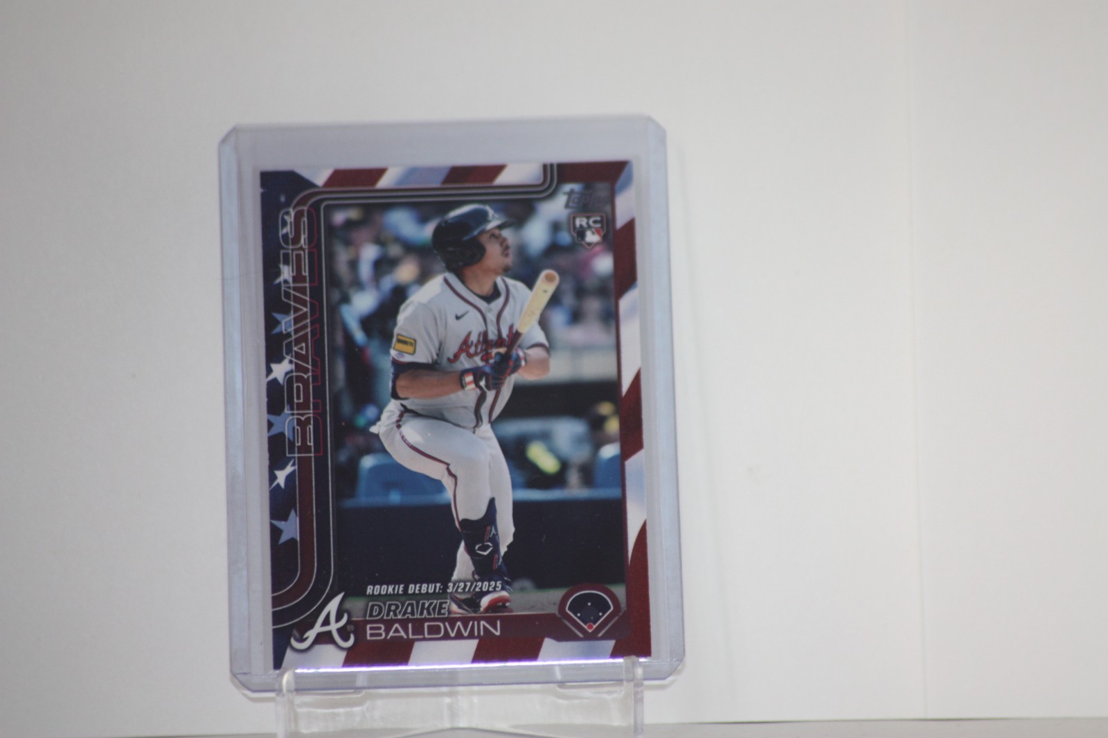 2025 Topps Update - DRAKE BALDWIN (Rookie Debut) #US113 - INDEPENDENCE DAY - /76