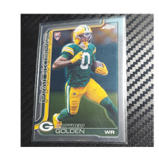 Topps 2025 Topps Chrome Matthew Golden Rookie RC #333 Green Bay Packers Card