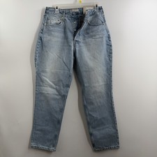 Everlane curvy 90's Cheeky straight jeans light wash women's 30 NWT Button fly