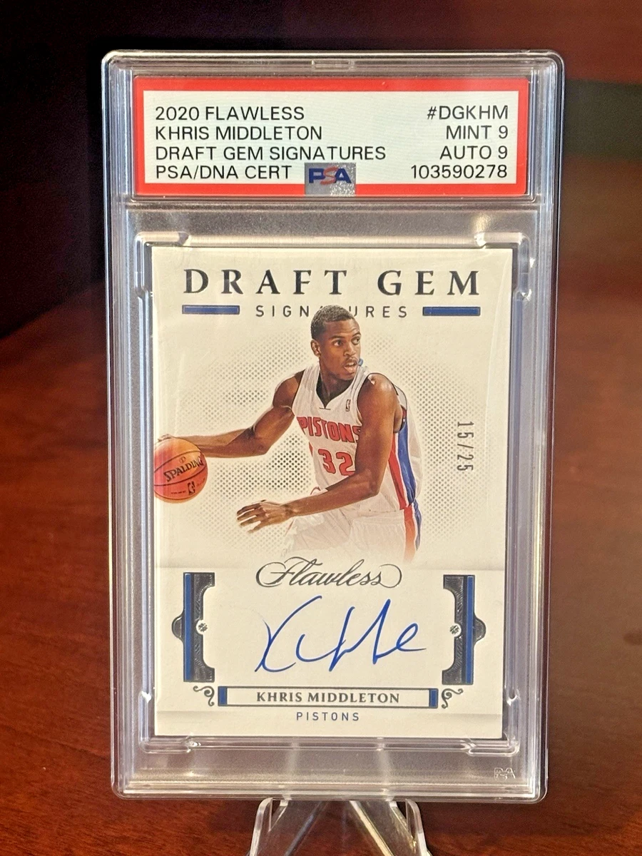 Khris Middleton Basketball Autographed Sports Trading Cards