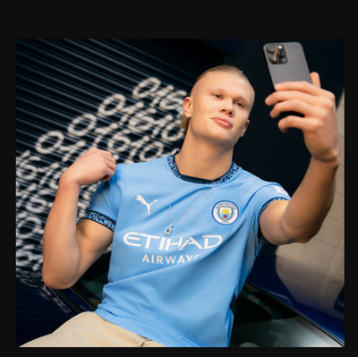 Manchester City Puma 2024/25 Men's Authentic Home Jersey Medium