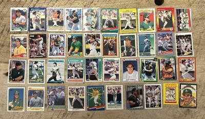 40 Card Lot - Jose Canseco - Various Years & Brands - Oakland Athletics -No Dups