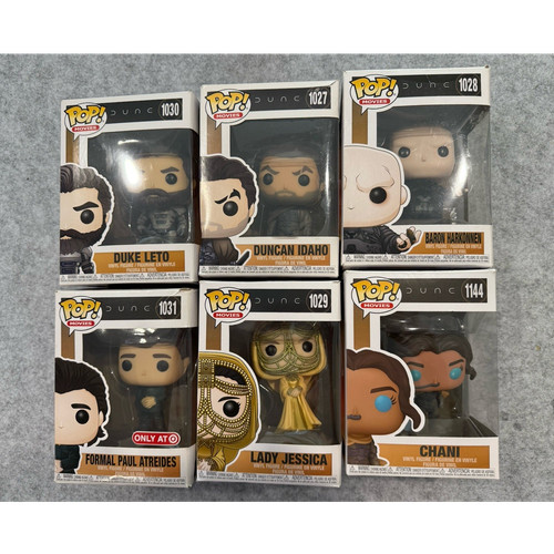 Funko Pop! Dune Movies 6-Pack Vinyl Mixed Lot