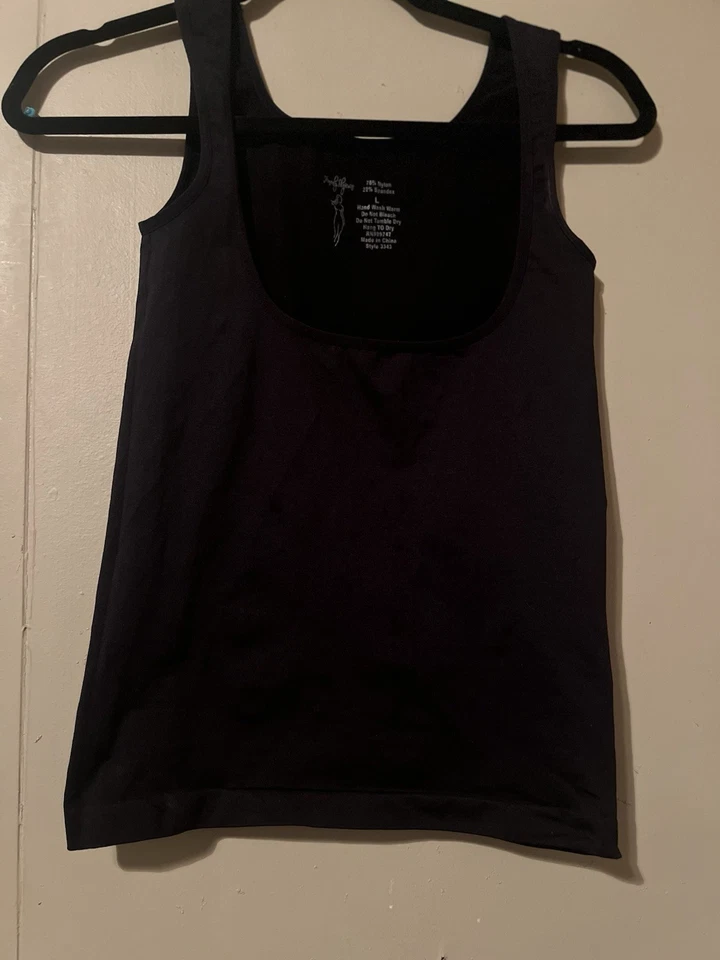 Top Heavenly Shapewear Negro L Nylon Mezcla Spandex Estilo 3343 Foto 2 de 4