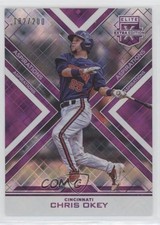 2016 Panini Elite Extra Edition Aspirations Purple 182/200 Chris Okey #43 0ne3