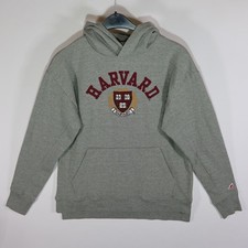 League Harvard University Size Small Grey Hoodie