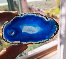 Polished Agate Slab Slice Brazilian Agate Mineral Specimen 44.4g