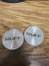 Ruff Racing Custom Wheel Center Caps S215k68w Set Of 2