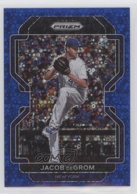 2022 Panini Prizm Blue Donut Circle Prizm 17/199 Jacob deGrom #27 0x1