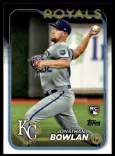 2024 Topps Jonathan Bowlan Rookie Kansas City Royals #399