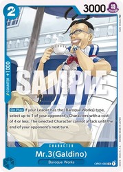 Mr.3 (Galdino) OP01-085 Romance Dawn Uncommon