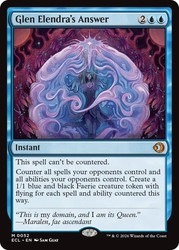 Glen Elendra's Answer 52 Lorwyn Eclipsed Foil Mythic Rare