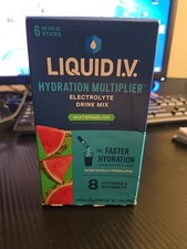 Liquid I.V. Hydration Multiplier Vegan Powder Electrolyte Supplements-Watermelon