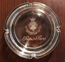 Hotel Paris Ritz Glass Ashtray France