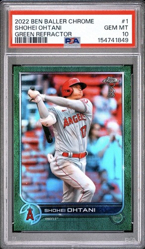 2022 Topps Chrome Ben Baller Edition - Shohei Ohtani #1 Green Refractor /99
