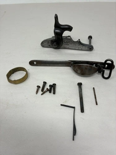 1863 US Springfield Musket Rifle Lock & Trigger with Screws
