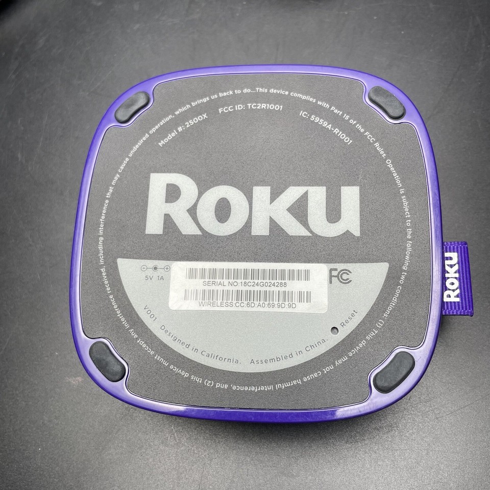 Roku HD (2nd Generation) Media Streamer 2500X NO Remote Control W/HDMI ...