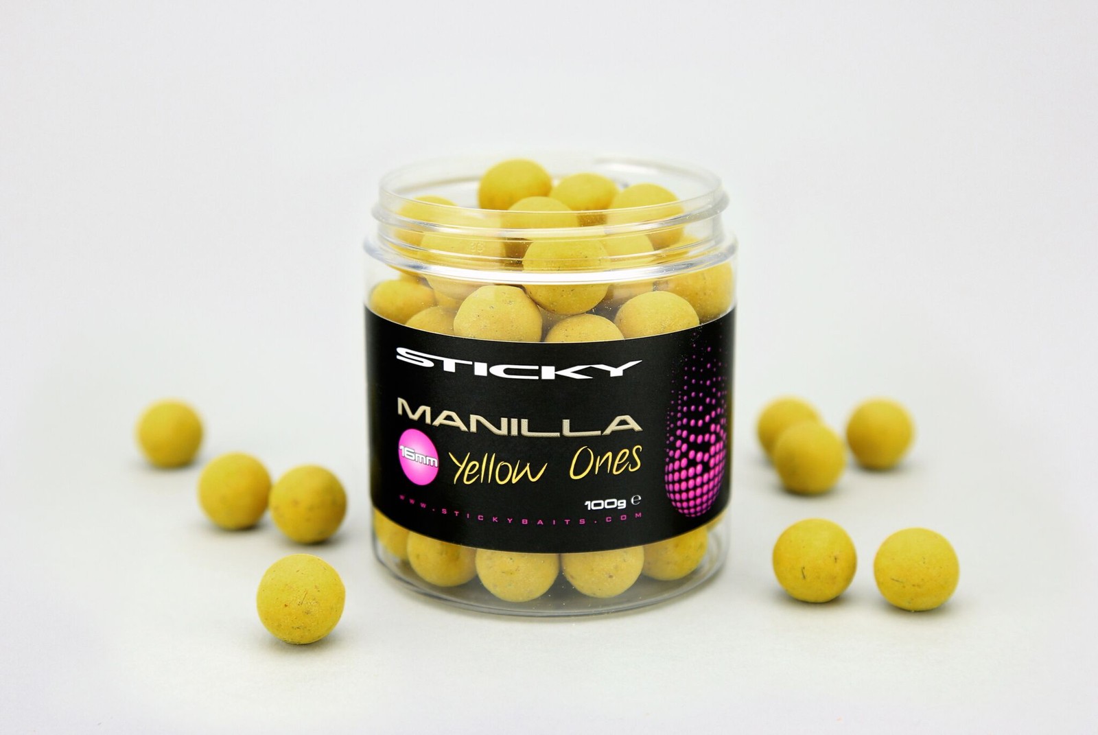 Sticky Baits Manilla Yellow One 16mm Wafters - Carp Fishing Bait - Free Delivery