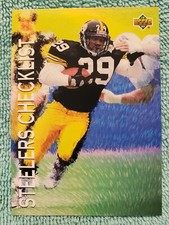 1993 UPPER DECK PITTSBURGH STEELERS CHECKLIST CL #89 BARRY FOSTER 