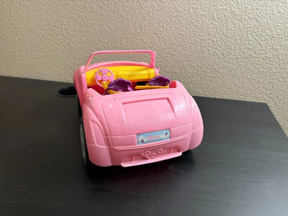 Muñeca Barbie Mattel 2007 rosa surf tropical playa crucero coche vehículo Foto 3 de 4