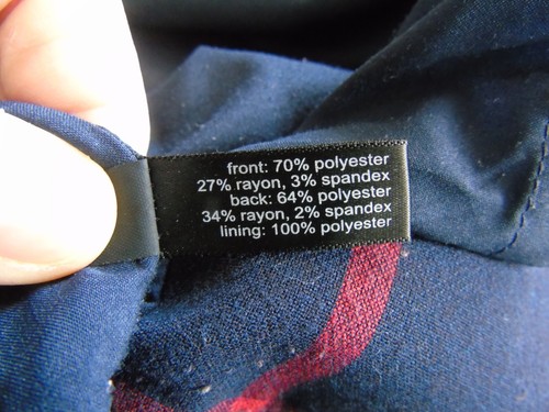 The Limited Navy Blue Plaid Skirt Lined sz 6 Preppy Office Academia - Picture 8 of 8