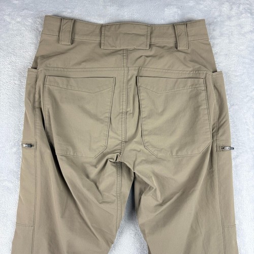 Duluth Trading Pants Mens 30x30 Flexpedition Beige Cargo Stretch Nylon Beige - Picture 4 of 10