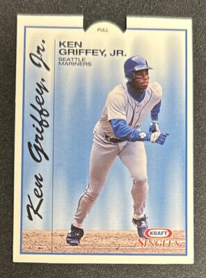 1993 Kraft Singles Superstars Ken Griffey Jr Baseball Card #8/30