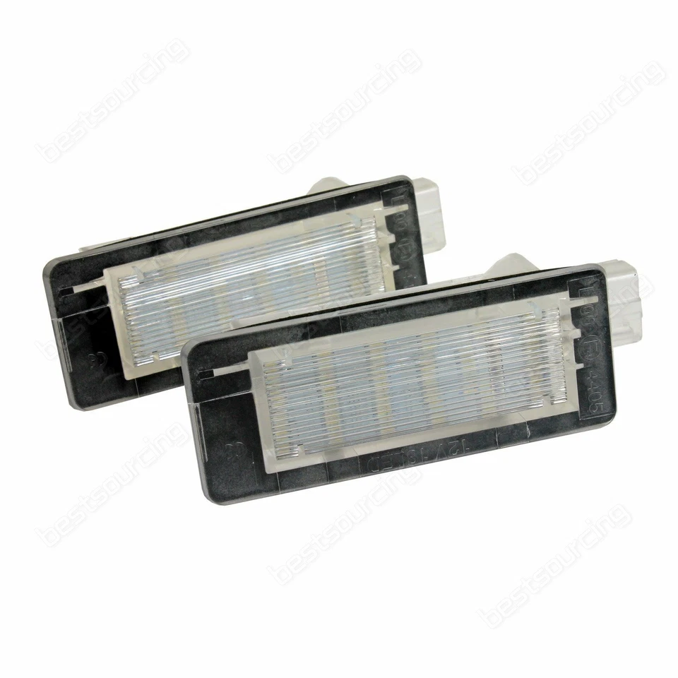 2x Feux De Plaque d'Immatriculation LED Renault Espace 4 Scenic Dacia Duster HS - Photo 4/4