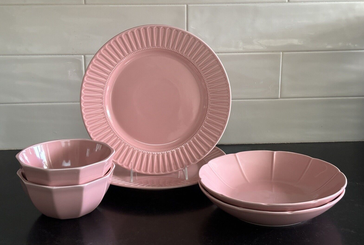 Pink Dinnerware Ikea Plates Set Set Of Ikea White Dinner Plates