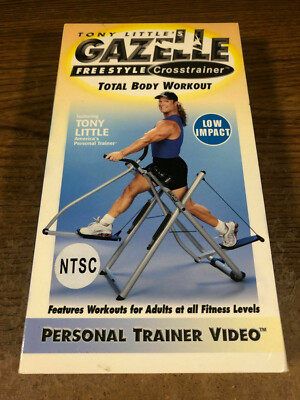 Tony Little Gazelle Freestyle Crosstrainer Low Impact VHS Used