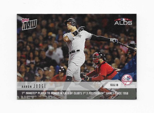 2018 Topps Now 853 Aaron Judge