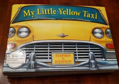 My Little Yellow Taxi Pop Up Board Interactive Book COMPLETE Red