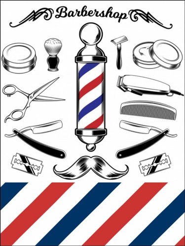 Barbers Barber Haircut Edible Printed Cake Topper Kit Wafer Or Icing EBay Barbers Barber Haircut Edible Printed Cake Topper Kit Wafer Or Icing EBay