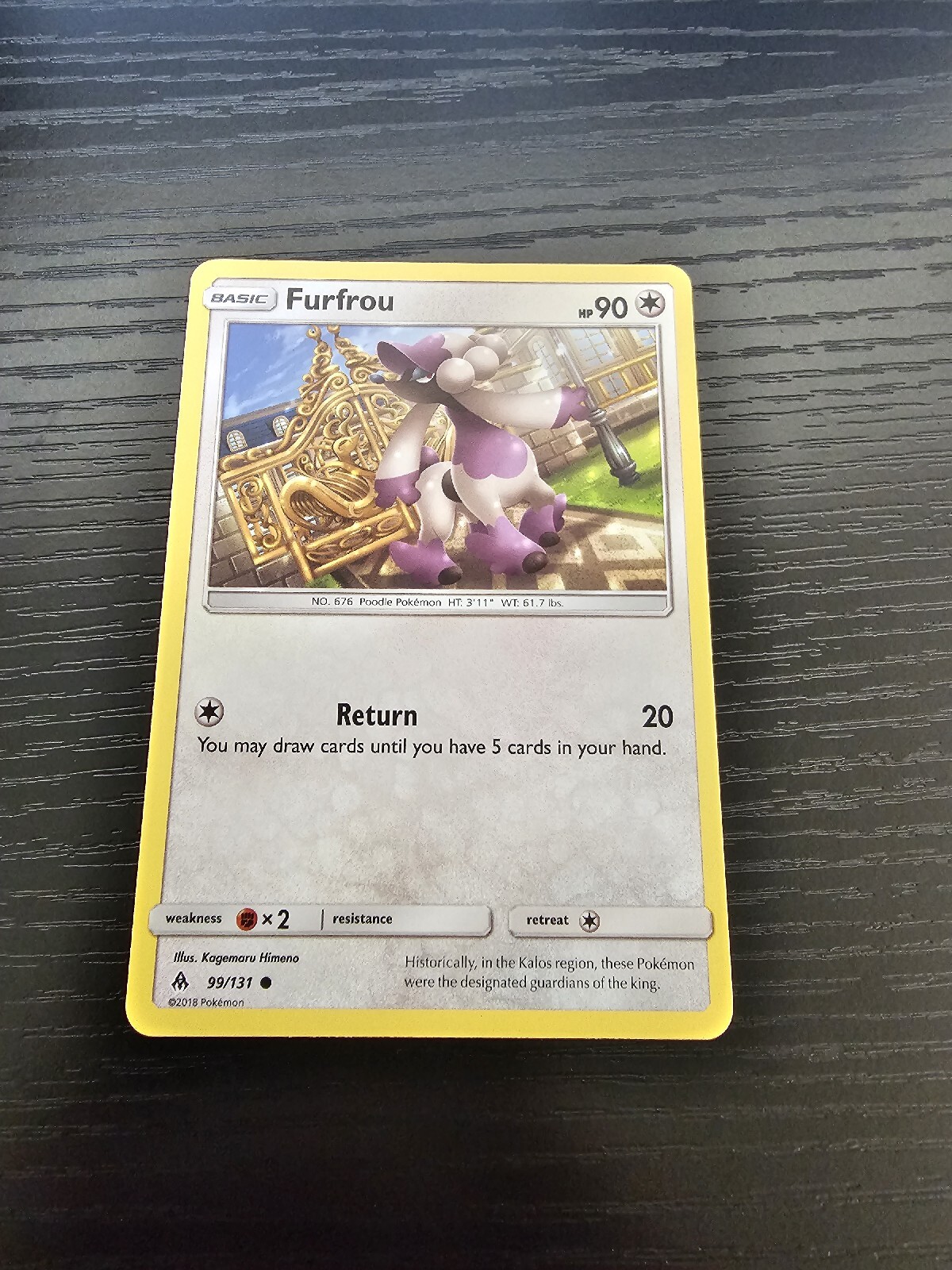 Furfrou - Sun & Moon: Forbidden Light (99/131) - Lightly Played - Pokemon Card