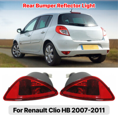 Für Renault Clio III 2007-2011 Nebelschlußleuchte Reflektor Rückstrahler Hinten