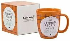 About Face designs 185703 Coffee Mug, 15 oz, orange