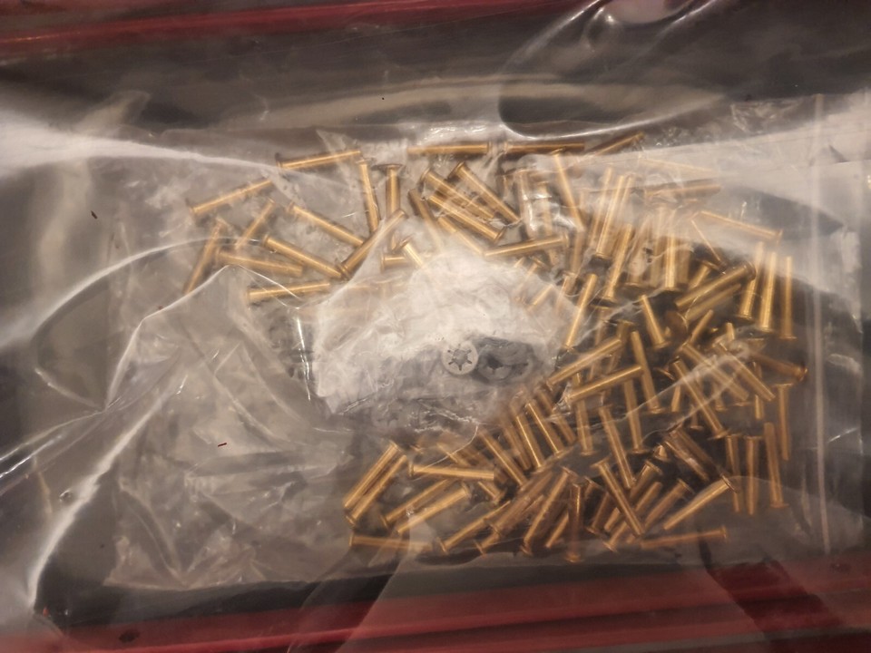 NEW/UNUSED 72 PIECE STEEL GLAZING FRAME SET FOR K6 RED TELEPHONE BOX