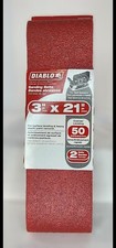 Diablo 3" x 21" 50 Grit Sanding Belt 2 Pack  DCB321050S02G