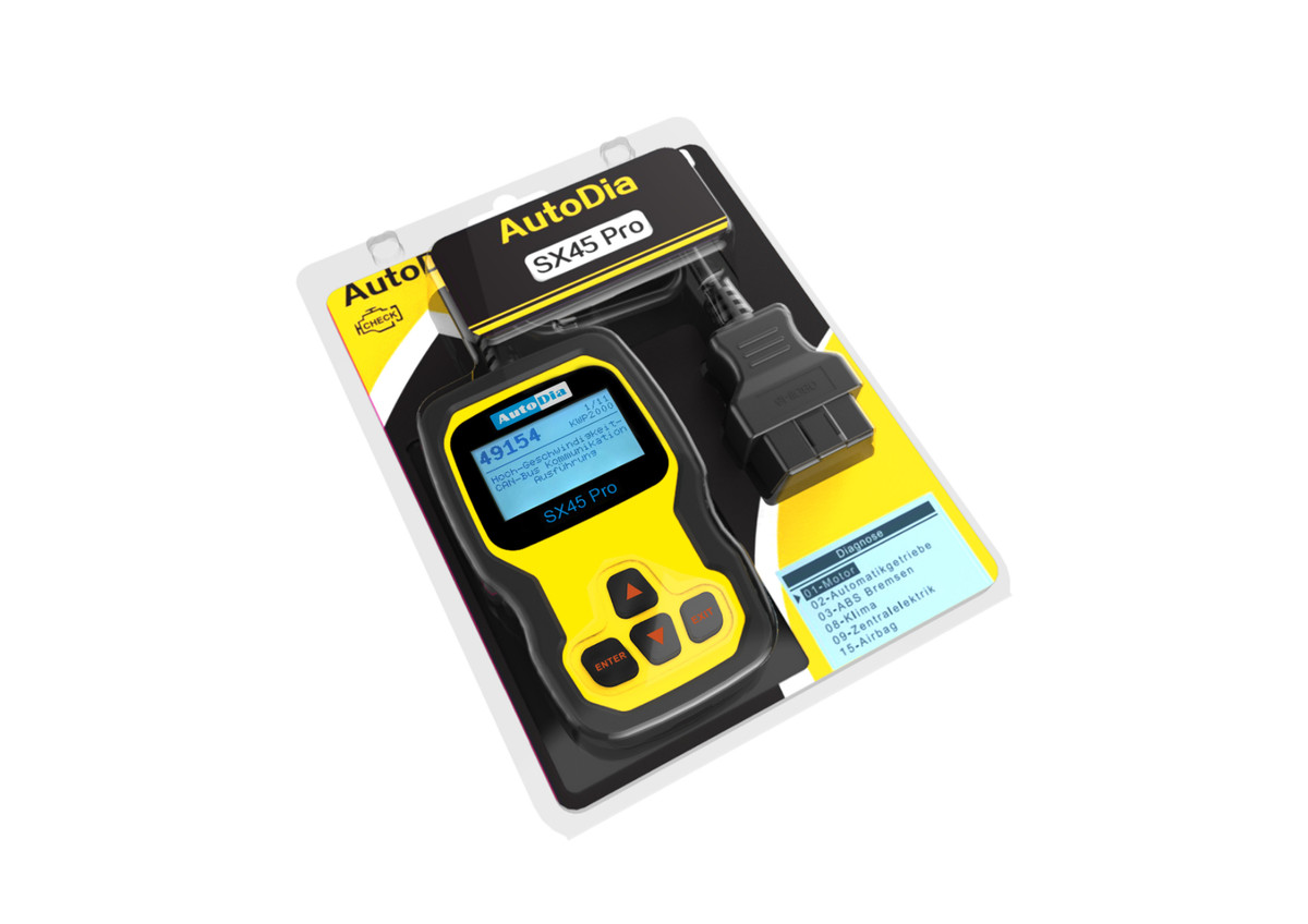 AutoDia SX45 Pro+ für VW Audi Seat Skoda Diagnose Fehler lesen 