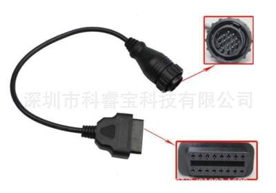 1 PCS High Quality For BENZ SPRINTER 14PIN to 16PIN OBD2 cable #D9#