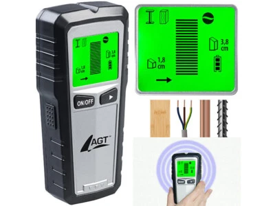 Détecteur mural pour le bois, le métal et les câbles électriques - AGT